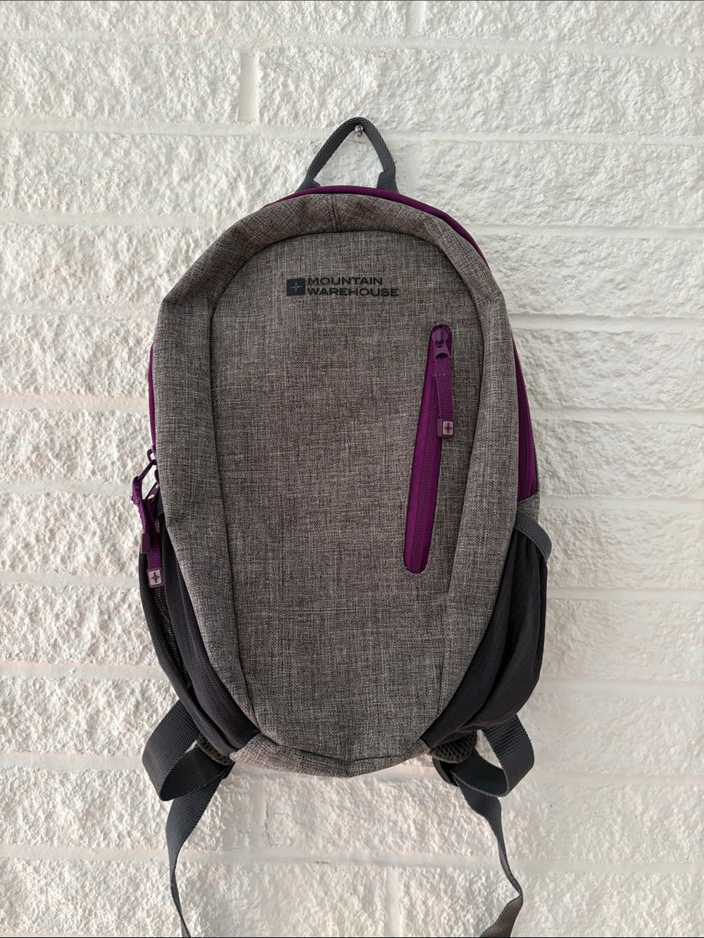Mountain Hardwear Gray and Purple Daypack Backpack